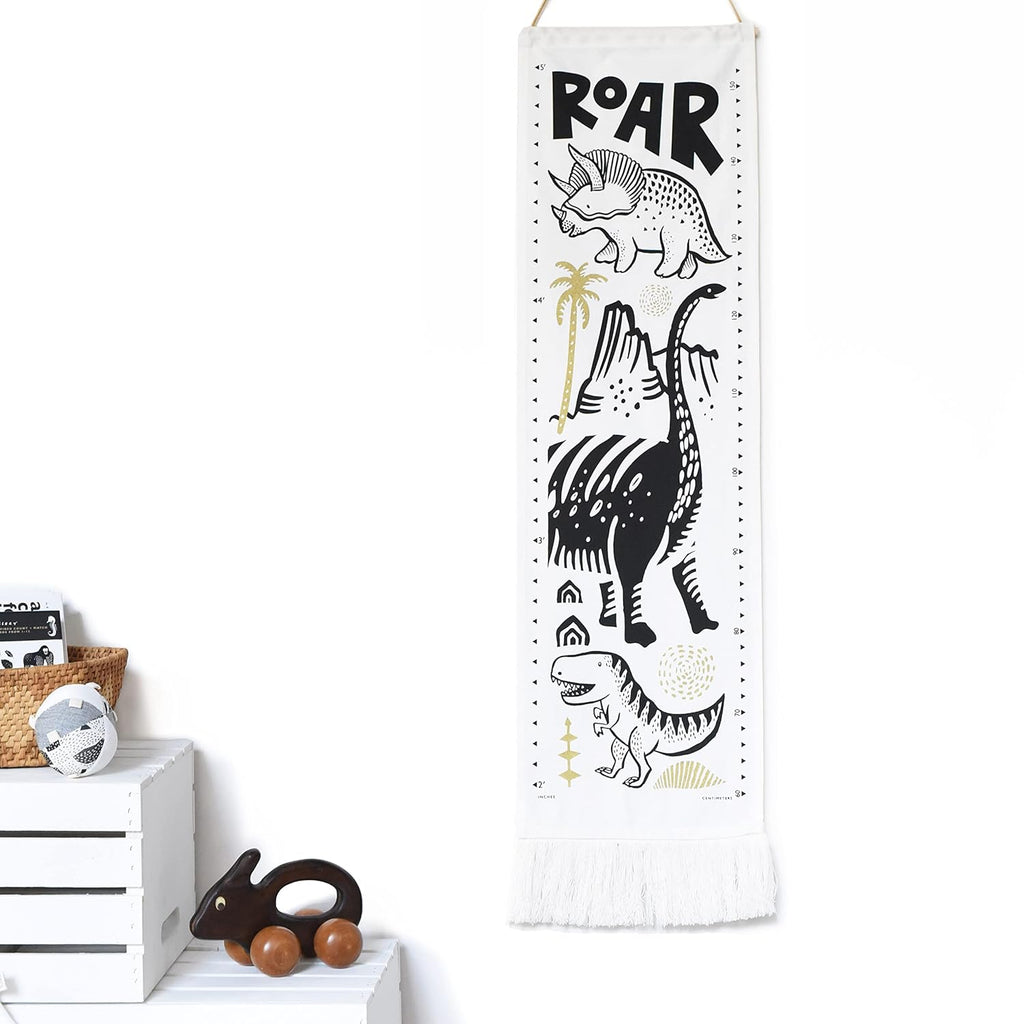 Ocean Canvas Growth Chart - Wall Hanging Height Chart for Kids - (44x13 Inches) Pack of 2 U159