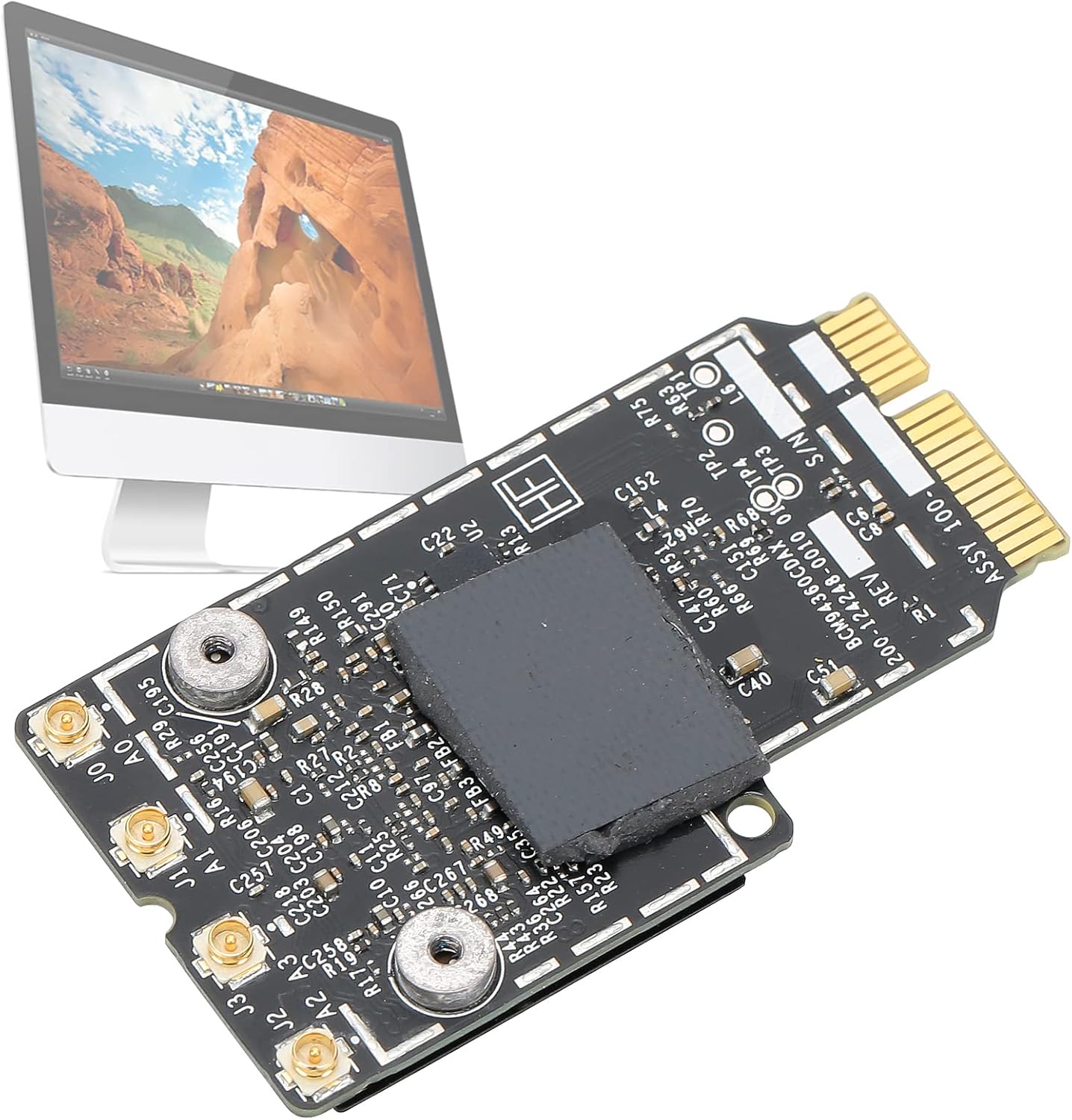 Wireless Network Card Bluetooth4.0 PCIE Mini WLAN Card X606