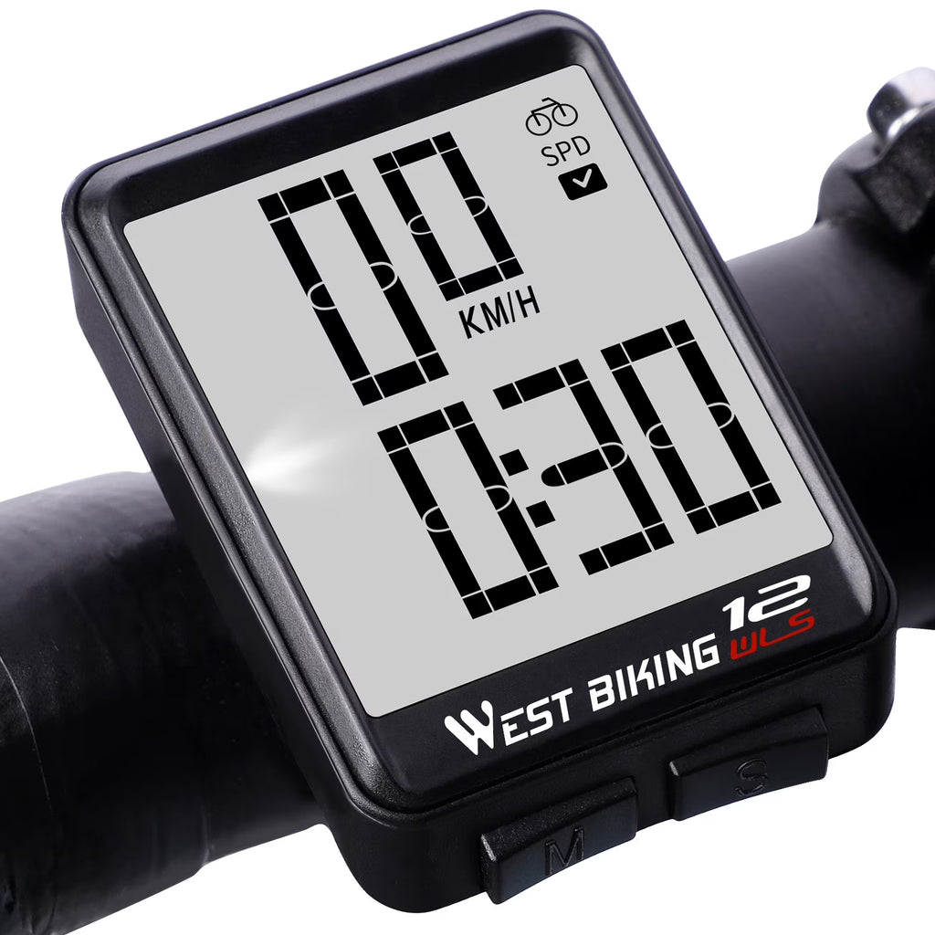 Black Wireless Bicycle Speedometer E153131