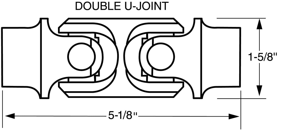 Double Steering Universal Joint B574