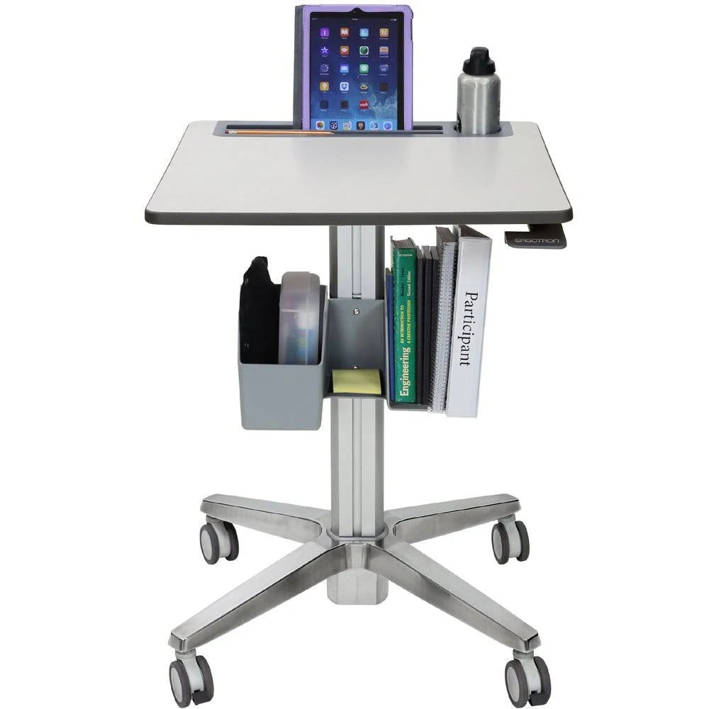 Adjustable Stand-Up Desk White/Silver Q9996