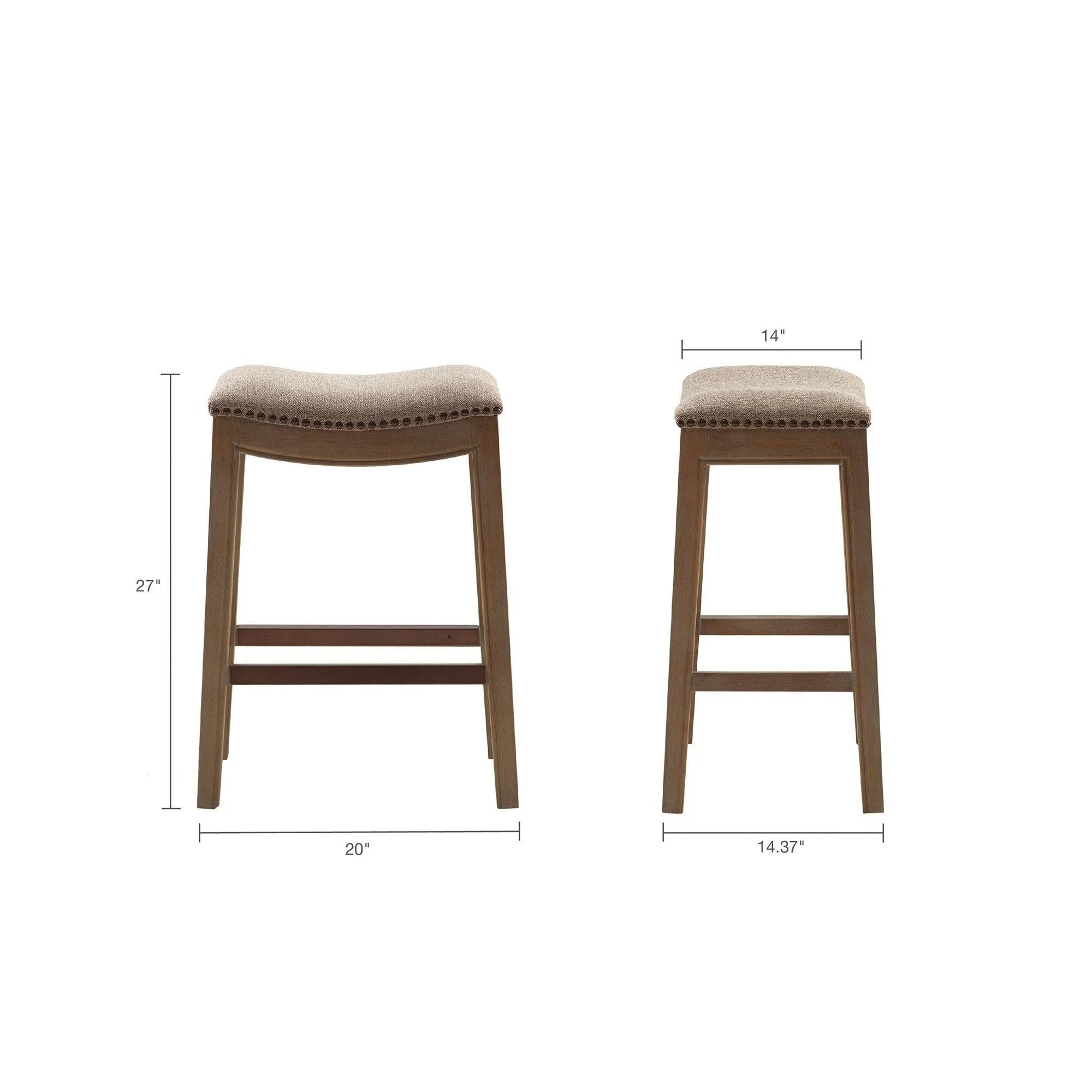 Linen 27-inch Counter Stool D373