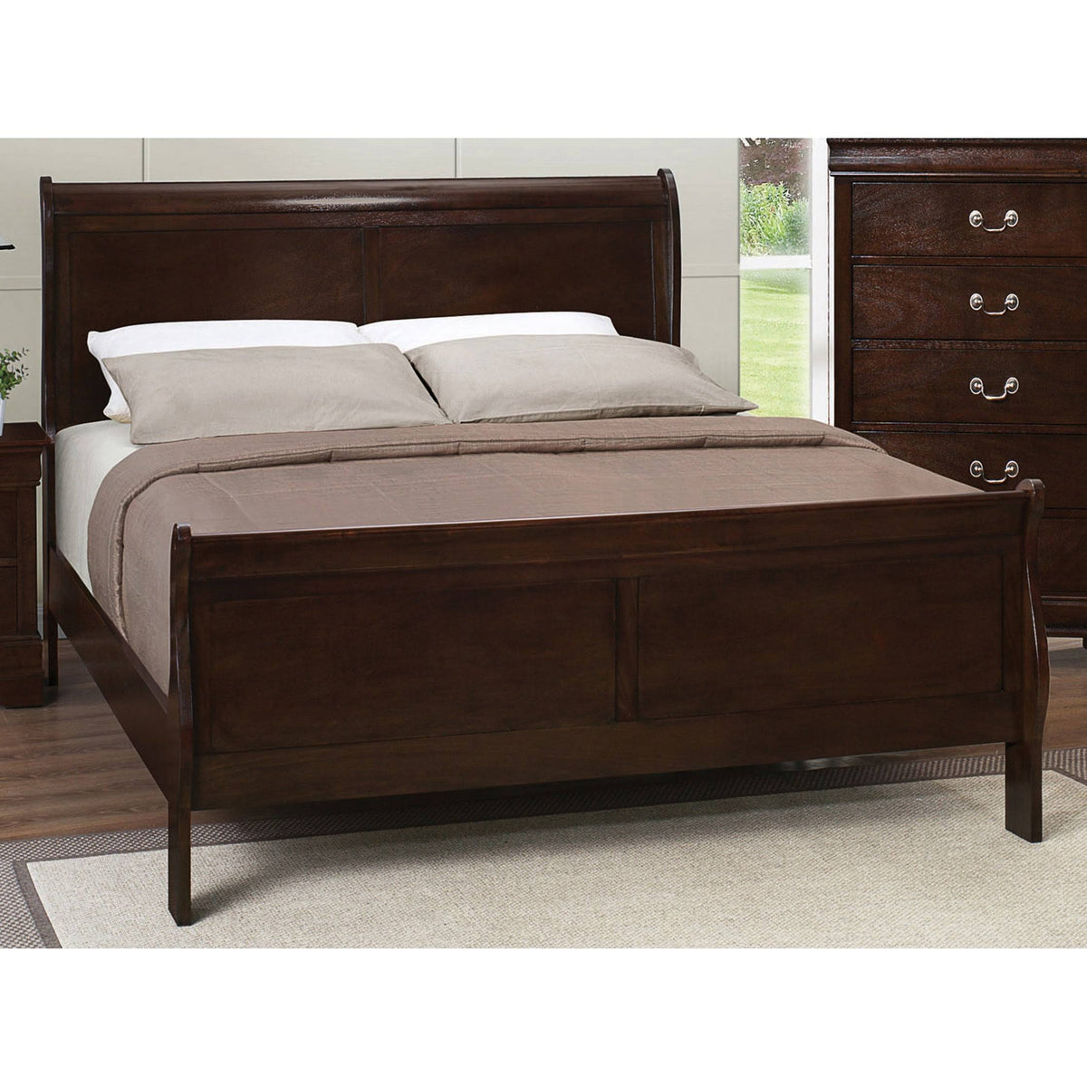 Full Sleigh Bed G220115