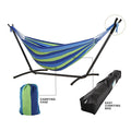 Freestanding Steel Double Hammock with Carry Bag F92729
