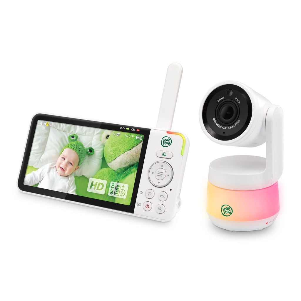 White 1080p WiFi Video Baby Monitor with 5" Display R182