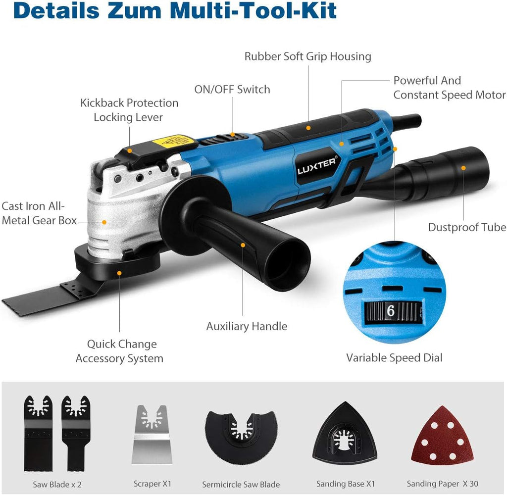 Oscillating Multi Tool with 35 Pc Accessories, Pack of 2 I57910