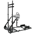 Racing Simulator Cockpit Wheel Stand with Monitor Stand O662527