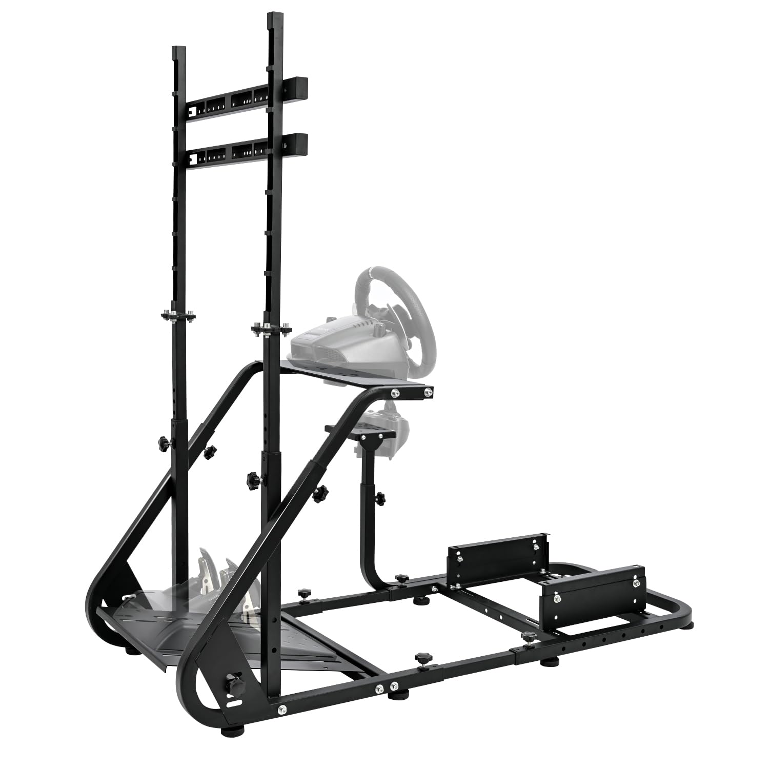 Racing Simulator Cockpit Wheel Stand with Monitor Stand O662527