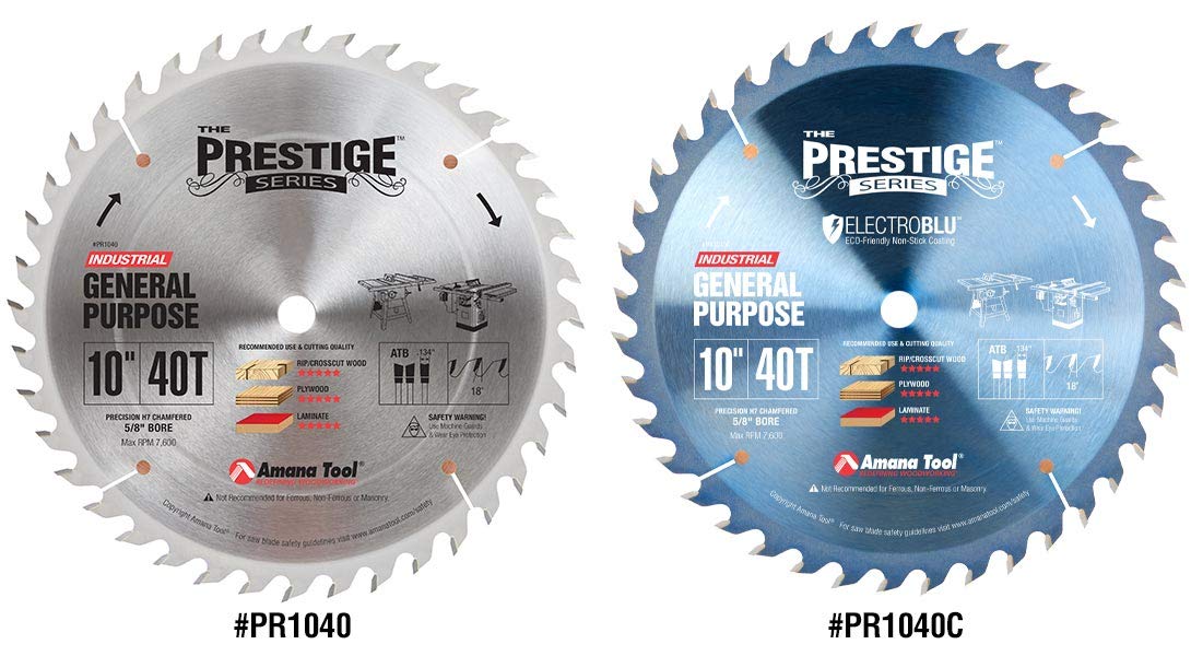 10 Inch 40T Carbide Tipped General Purpose Saw Blade O678571