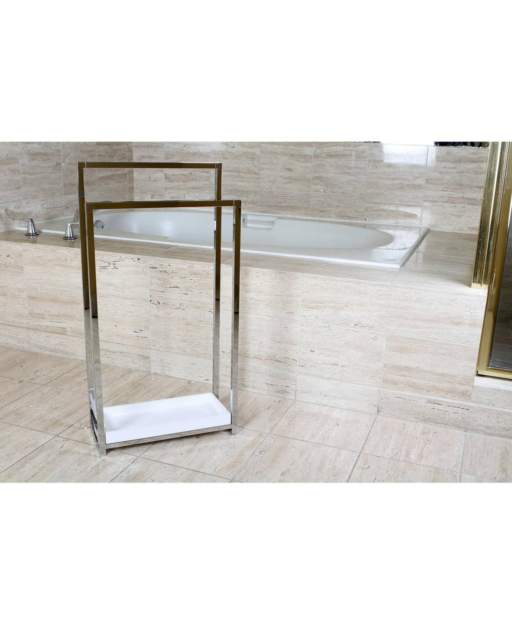 Oil Rubbed Bronze 2-Tier Steel Towel Rack I734885