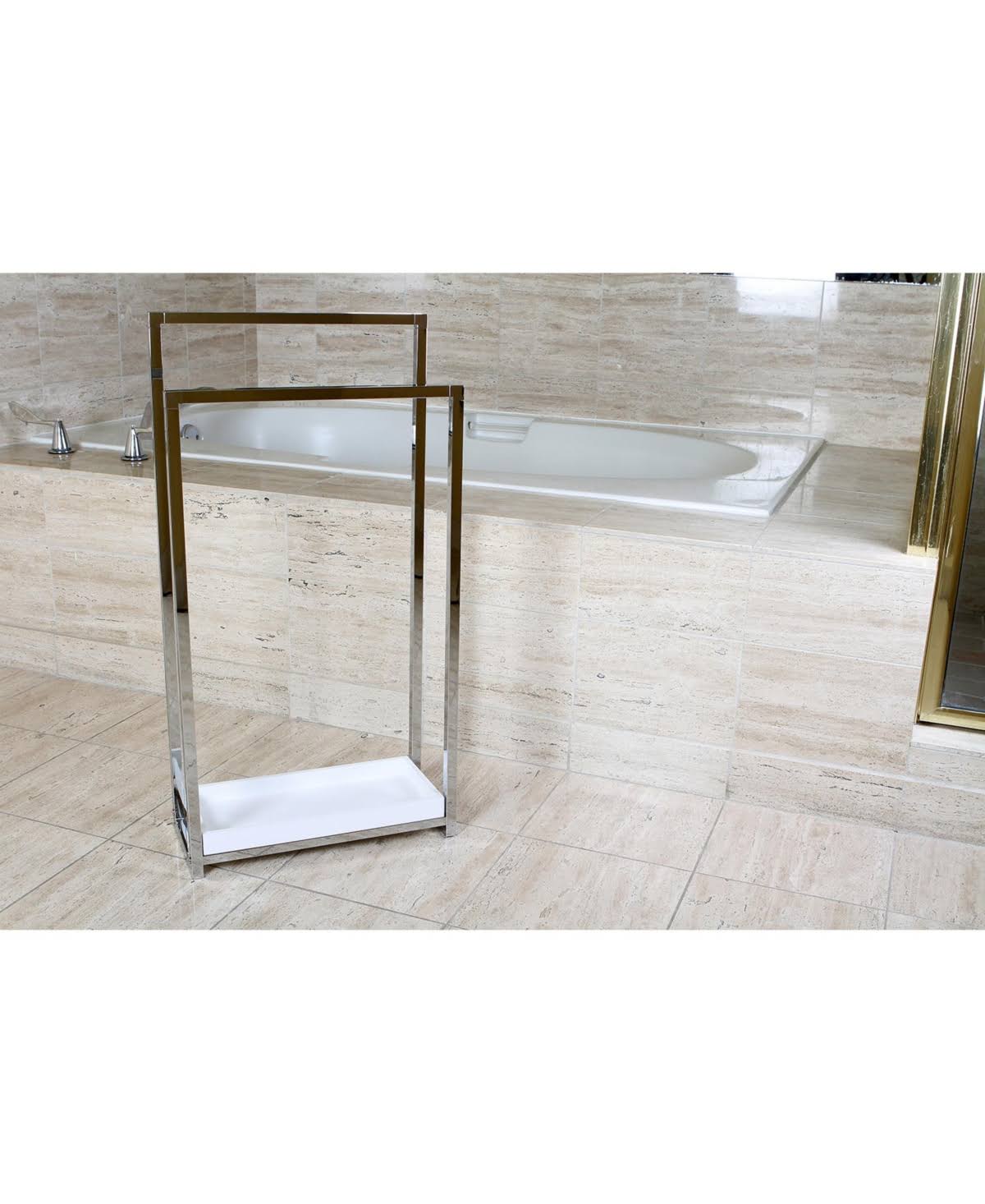 Oil Rubbed Bronze 2-Tier Steel Towel Rack I734885