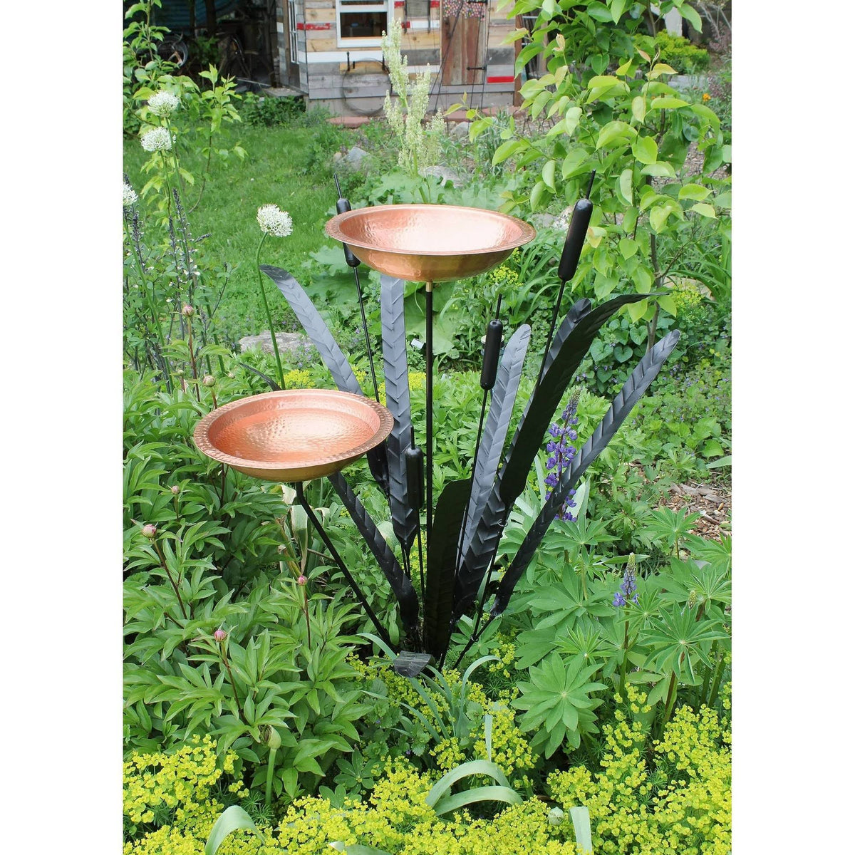 Double Cattail Birdbath B794946