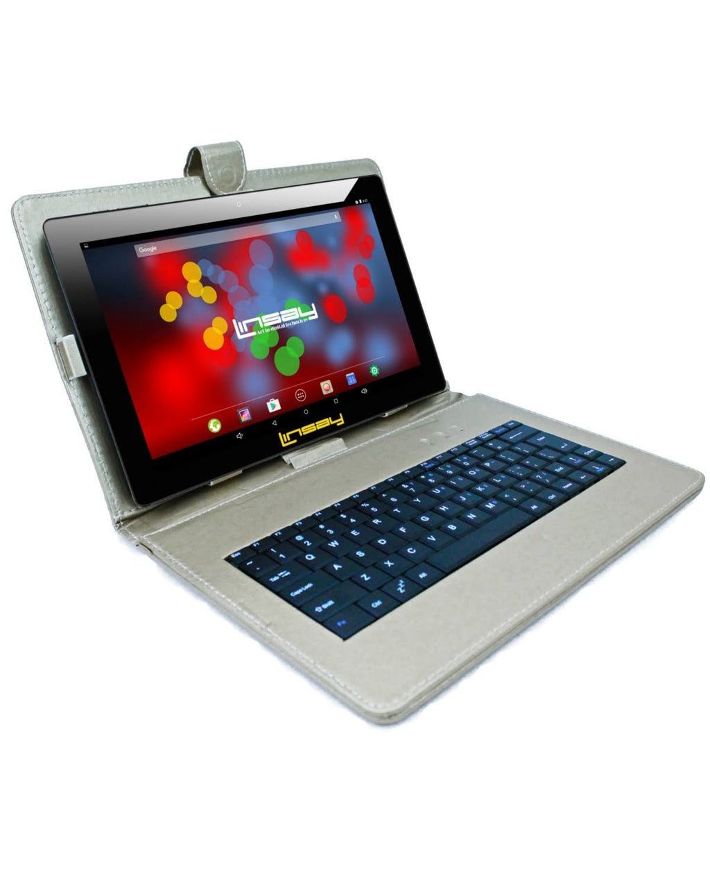 Black 10.1x22 IPS Screen Tablet with Keyboard Case W489129