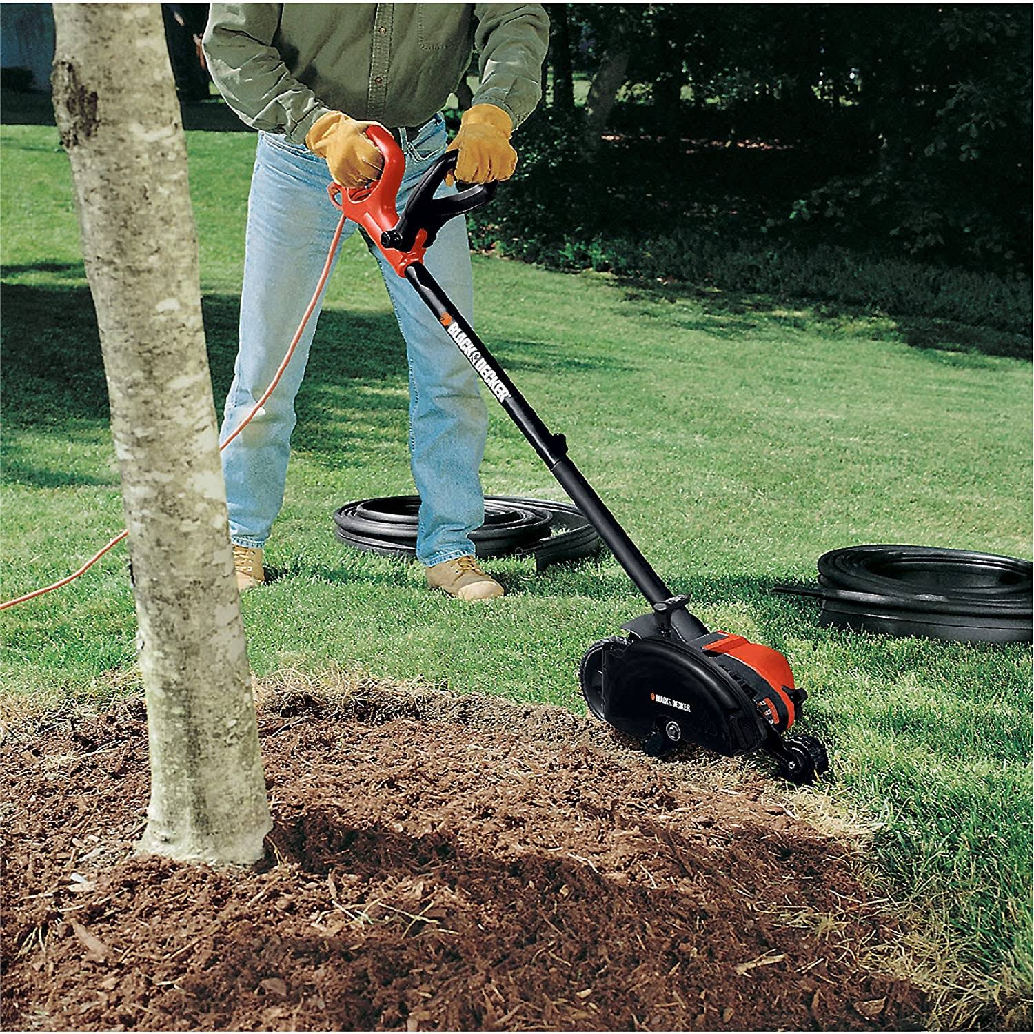 12 Amp 2-in-1 Landscape Edger and Trencher H24167