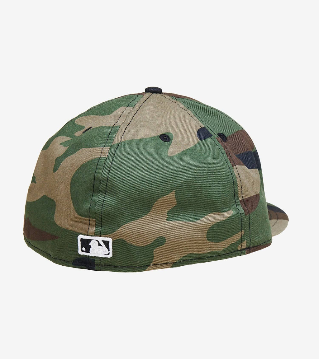 Camo Woodland Fitted Hat V706