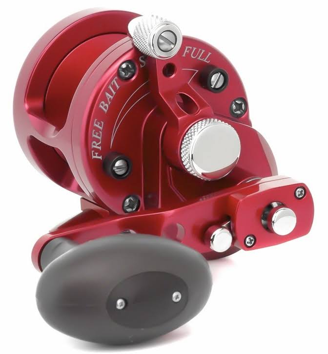 Red 2-Speed Lever Drag Casting Reel T13189