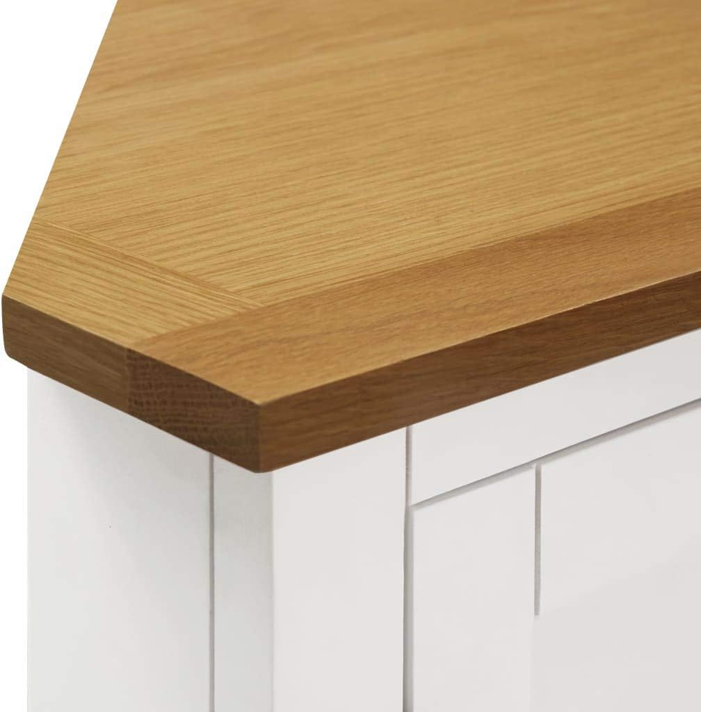 Corner Cabinet Solid Oak Wood S799279