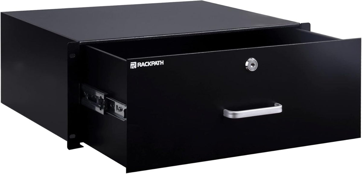 1U Rack Mount Drawer with Lock and Key Z110
