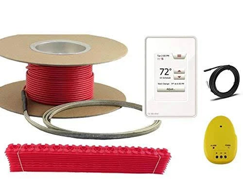 120 V Electric Radiant Floor Heating Cable with Programmable Thermostat G50750