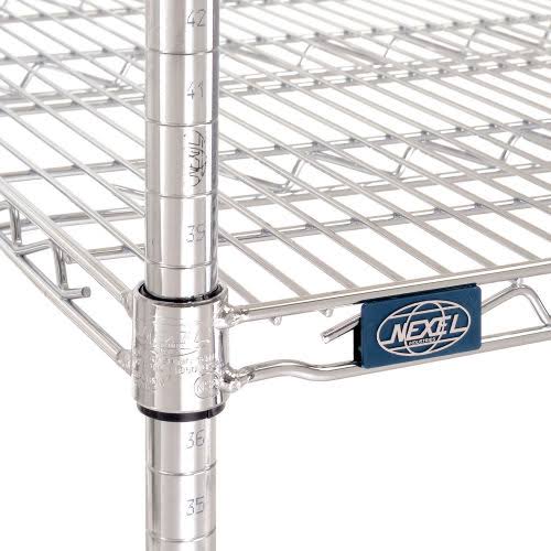 Chrome Wire Shelving Starter 72x22W x 36x22D x 86x22H U41229