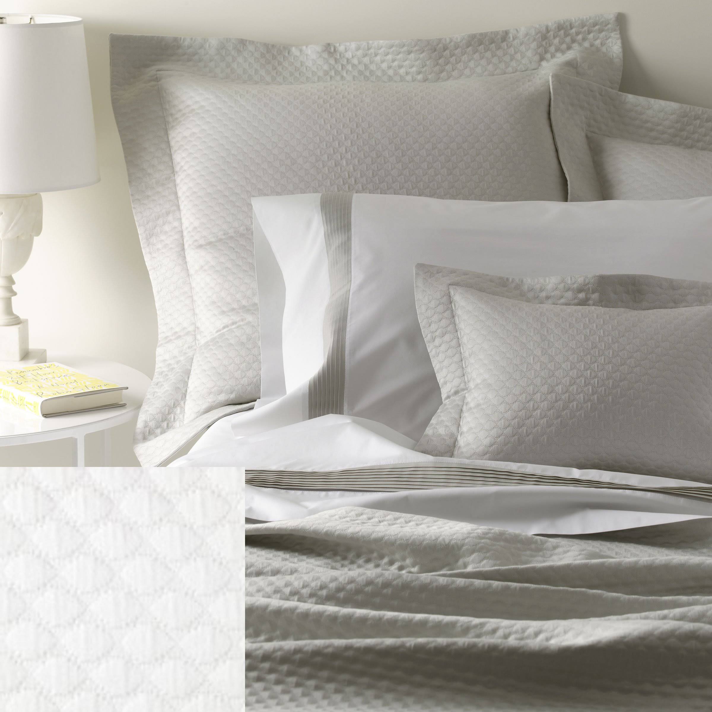 White Euro Sham M37012