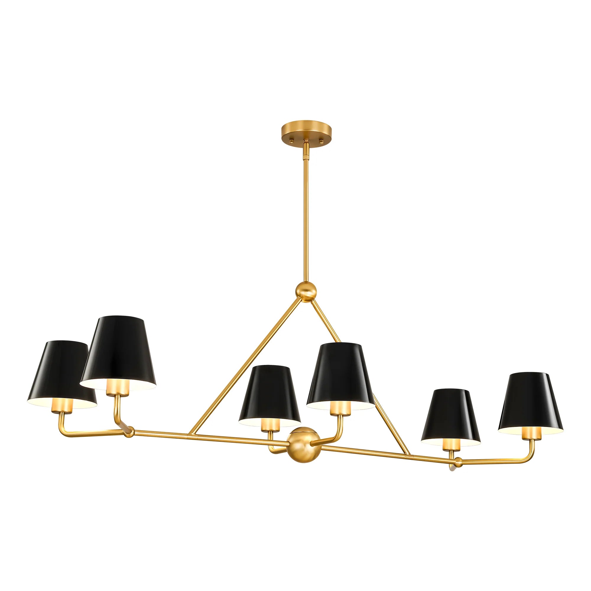 6-Light Linear Kitchen Island Pendant Z733