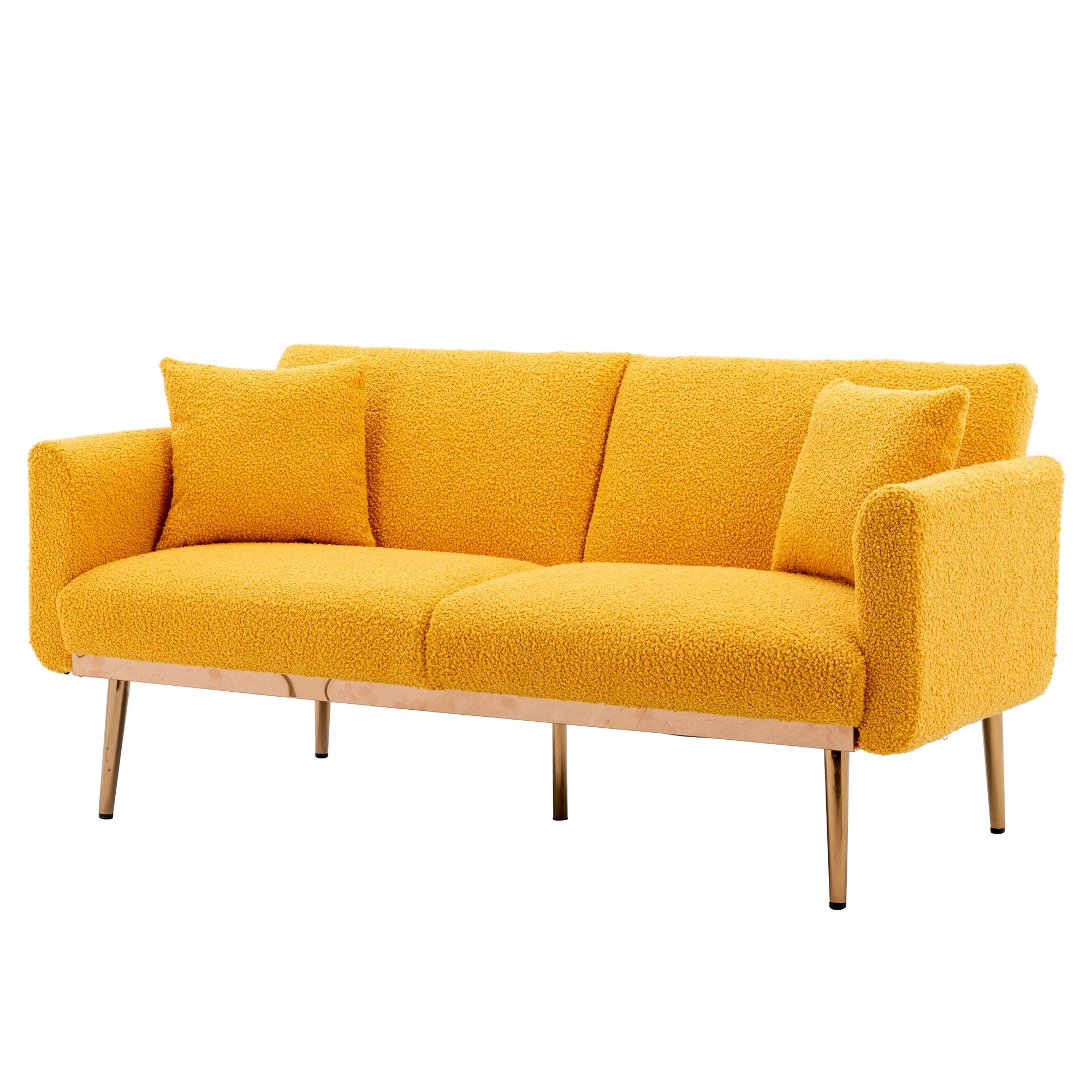 Velvet Sofa with Metal Feet T246