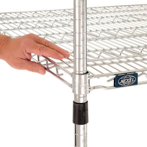 Chrome Wire Shelving Starter 72x22W x 36x22D x 86x22H U41229