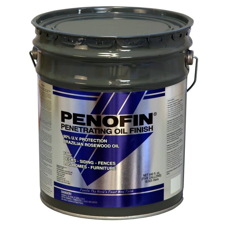 Blue Semi-Transparent Sable Wood Stain 5 Gal F172
