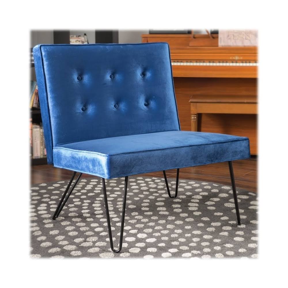 Navy Blue Armless Chair U91018