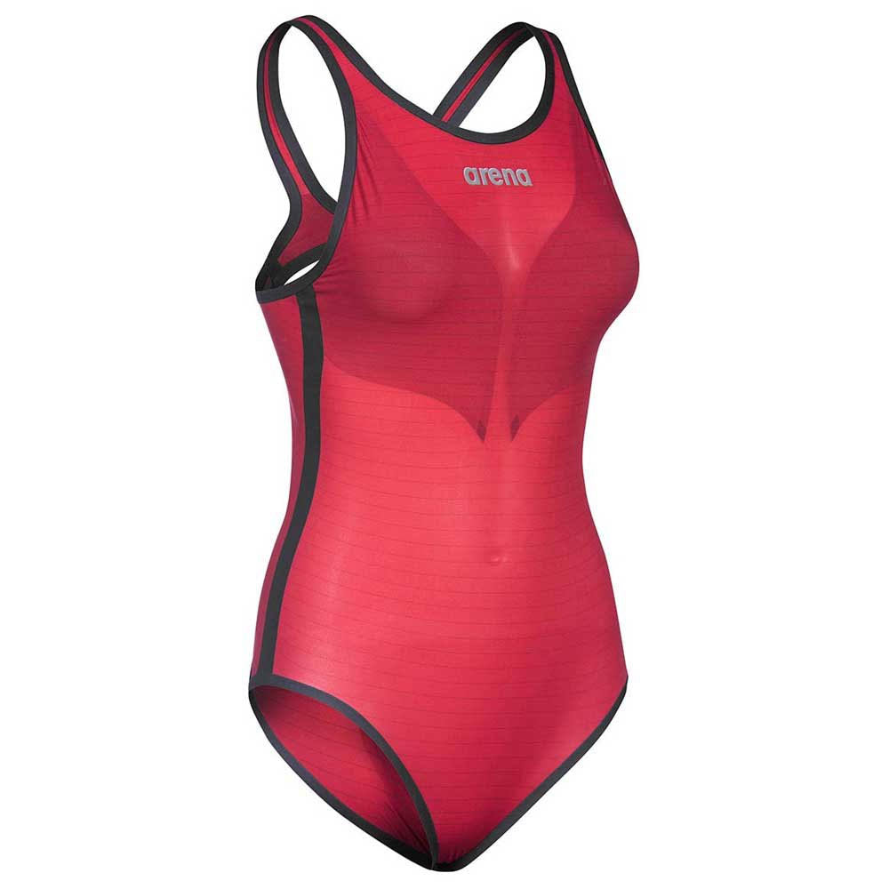 Open Back Jester Red Racing Swim Top E582356