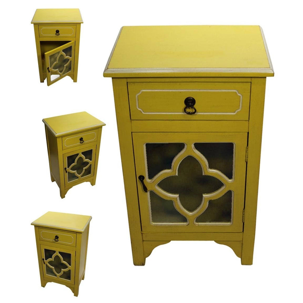 Blue 1 Drawer Accent Cabinet T8923