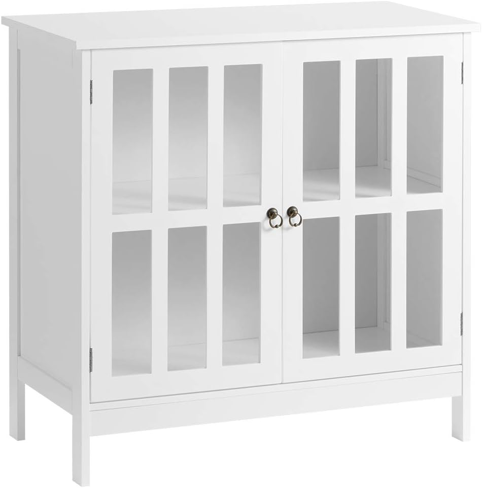 Black Wooden Storage Cabinet with Doors P977947