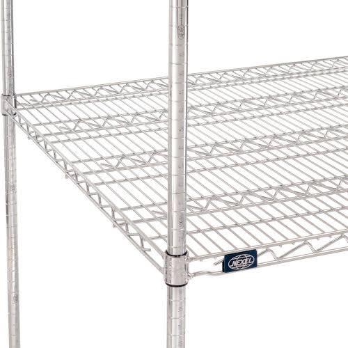 Chrome Wire Shelving Starter 72x22W x 36x22D x 86x22H U41229