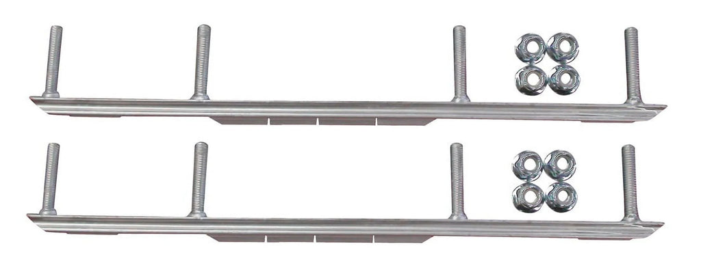 Yellow Snowmobile Skis with 4.5" Shaper Bars Complete Kit F60457
