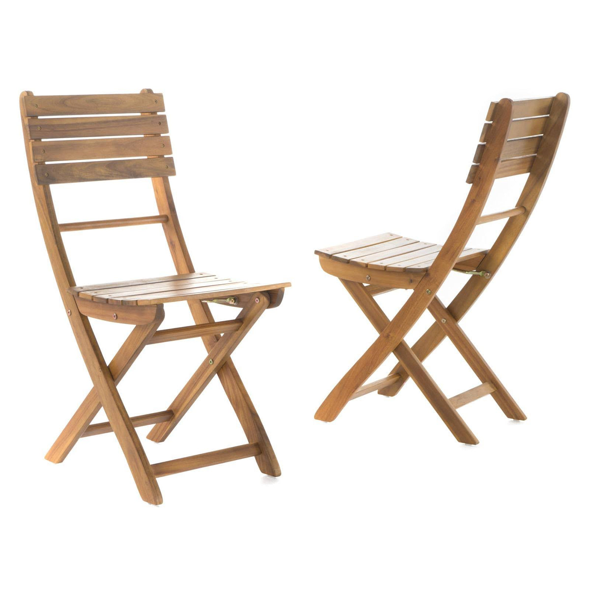 Acacia Wood Foldable Patio Dining Chairs N92042