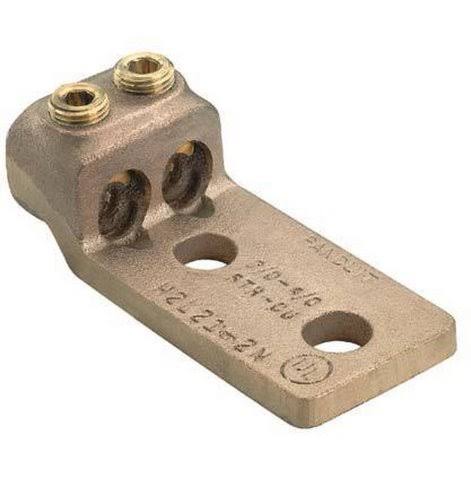 Copp Mech Lug 2 Hole 2 Barrel Wire Identification Z617