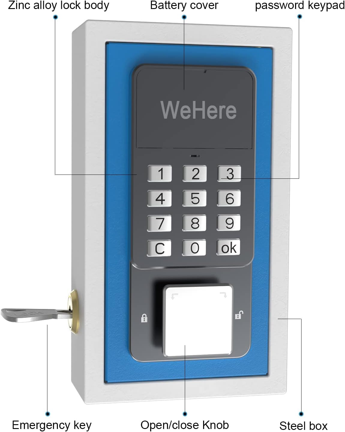 Key Lock Box Pack of 2 M734001
