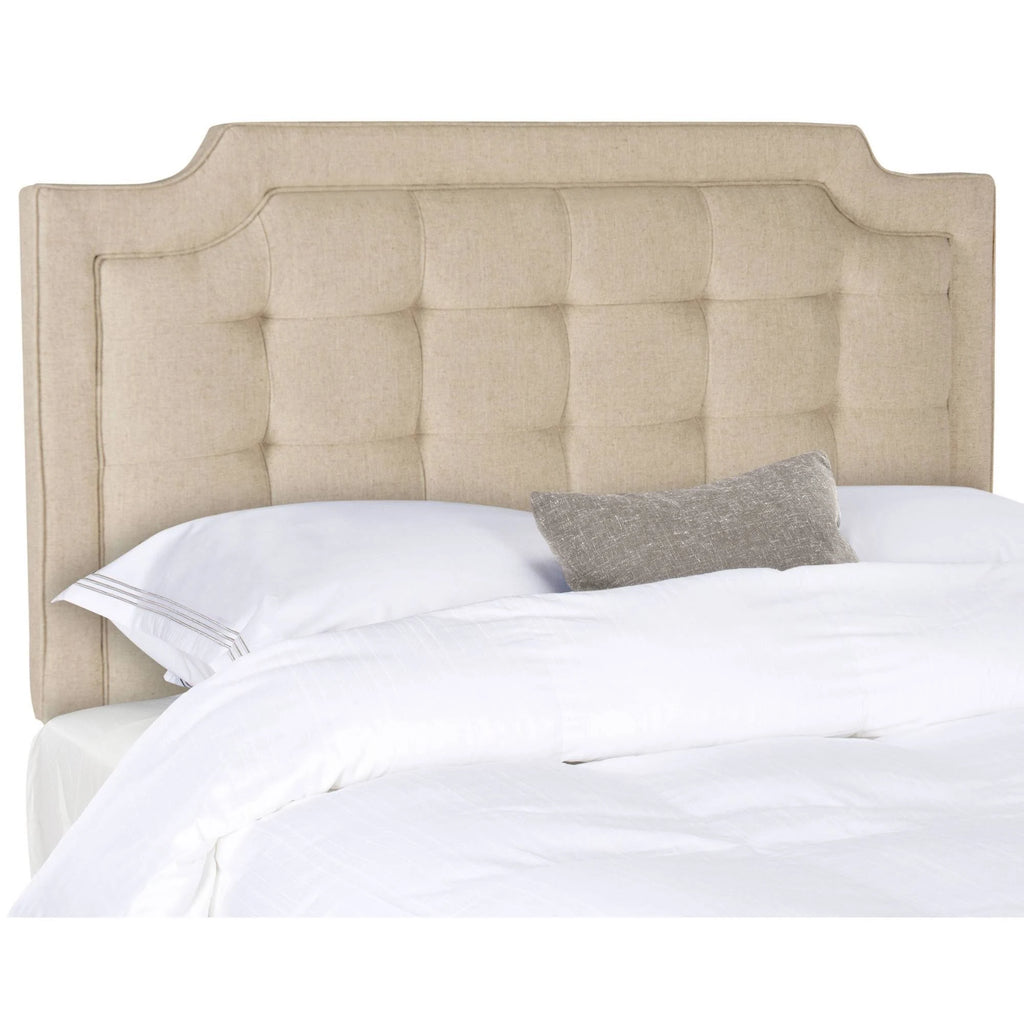 Hemp Tufted Linen Full Headboard C397899