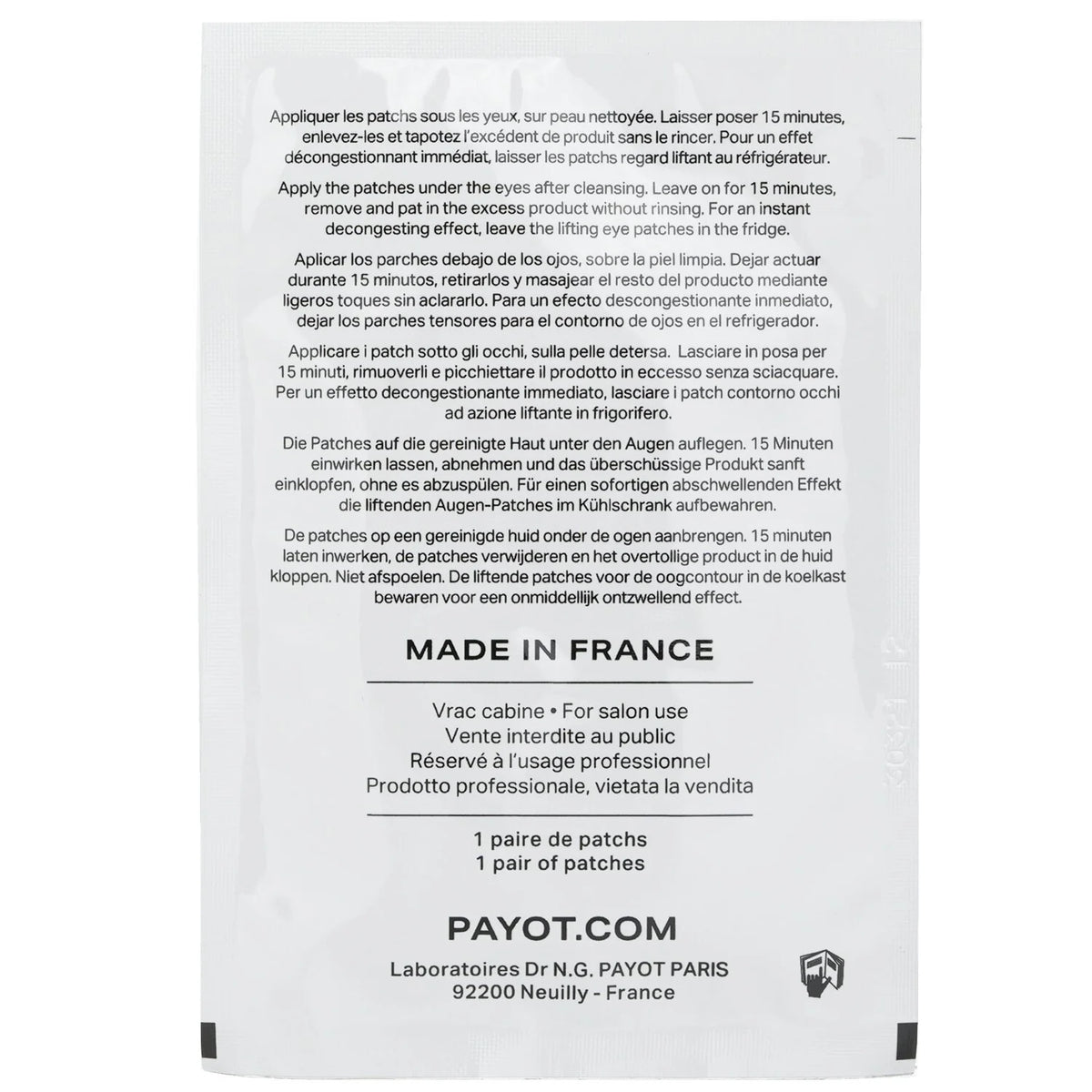 Roselift Eye Lifting Patch 20pairs V386065