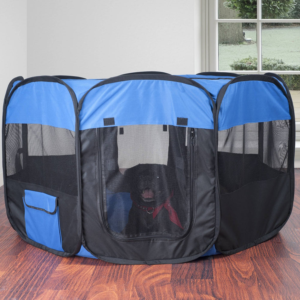 Pop-Up Pet Playpen with Canvas Carry Bag P339