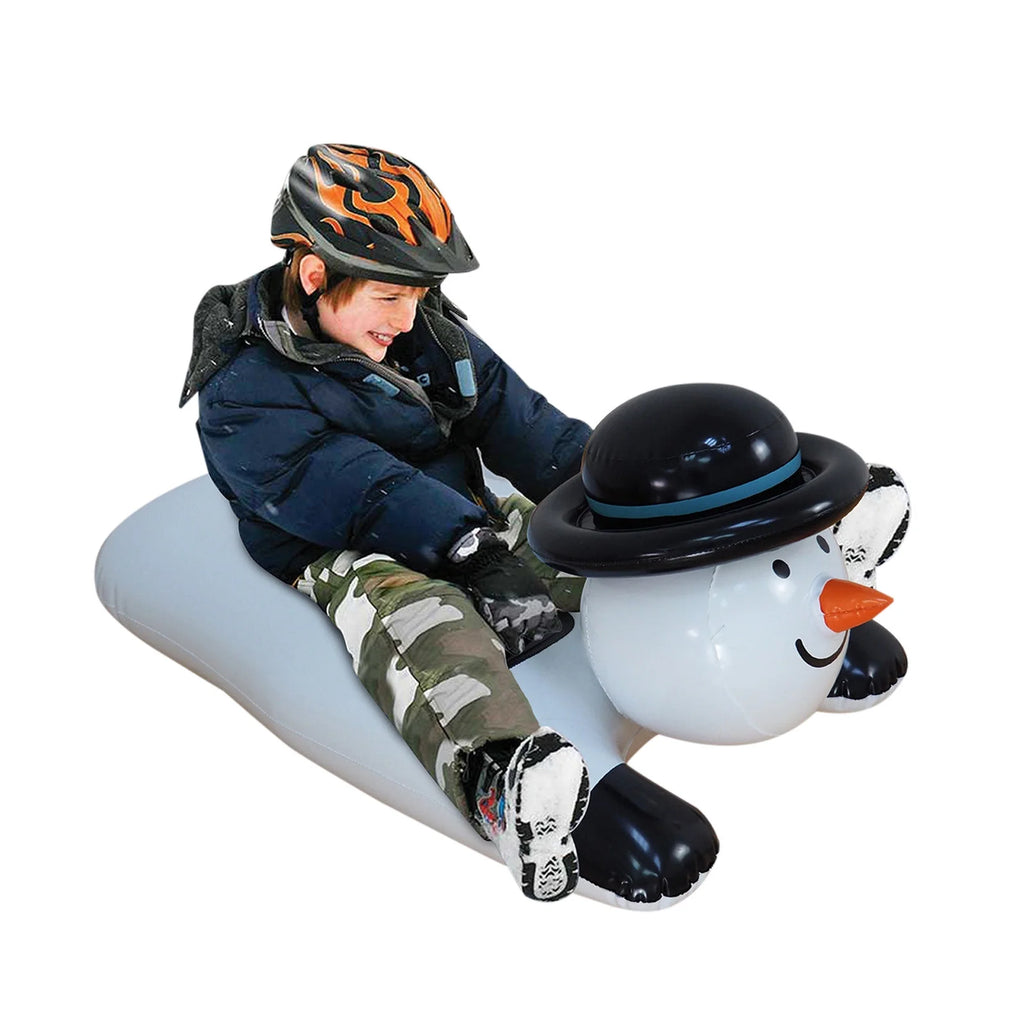Inflatable Snowman Ski Ring Christmas Sleigh L3644