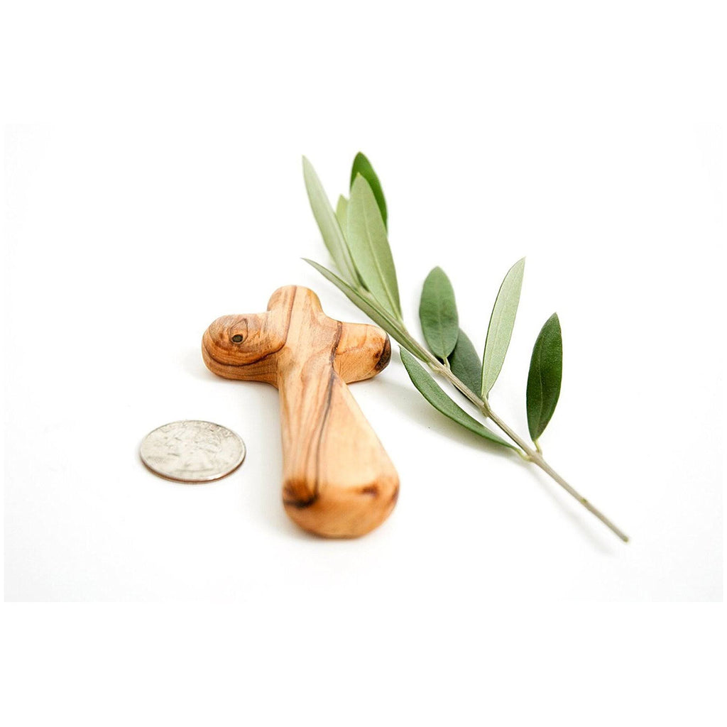 Medium Pocket Olive Wood Cross X31209