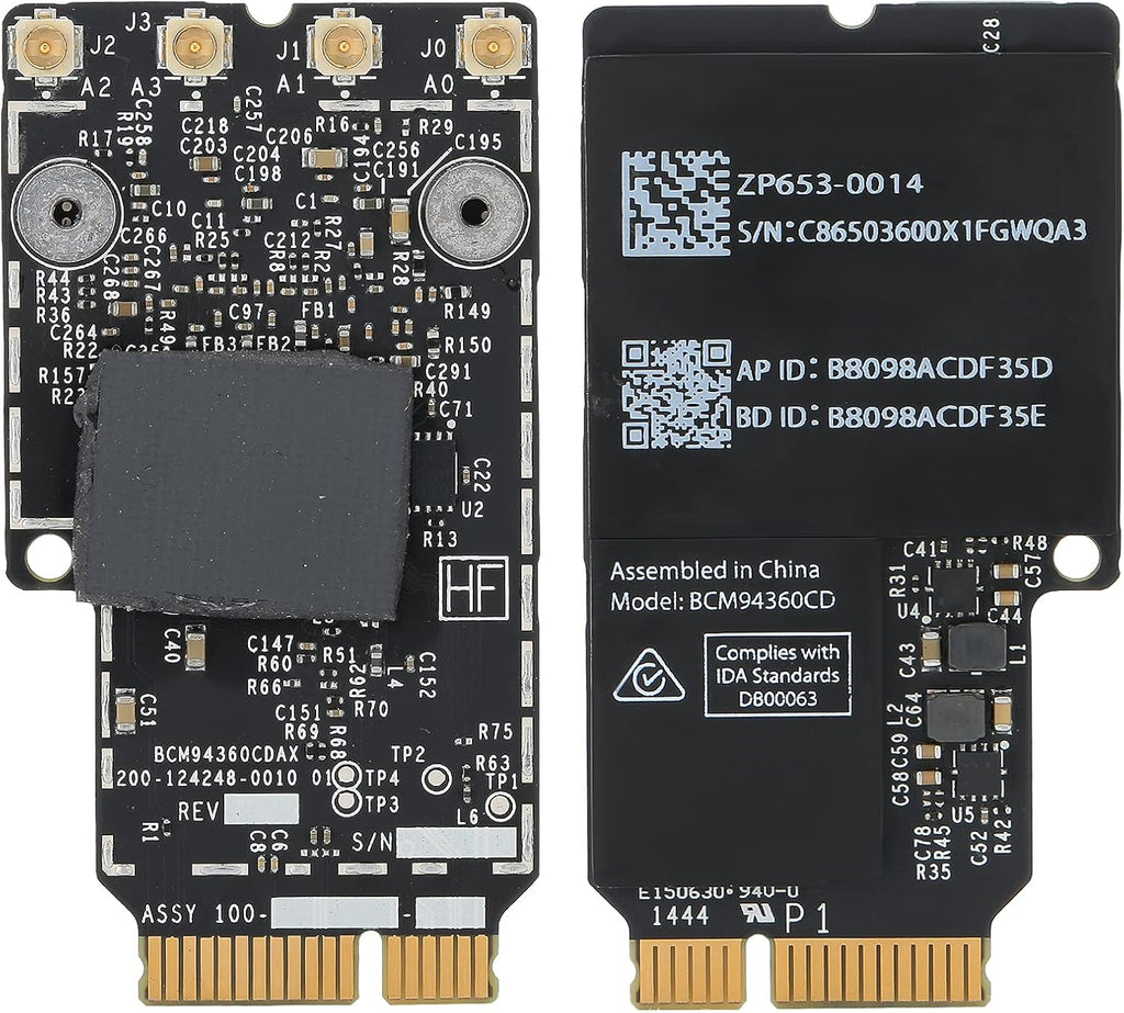 Wireless Network Card Bluetooth4.0 PCIE Mini WLAN Card X606
