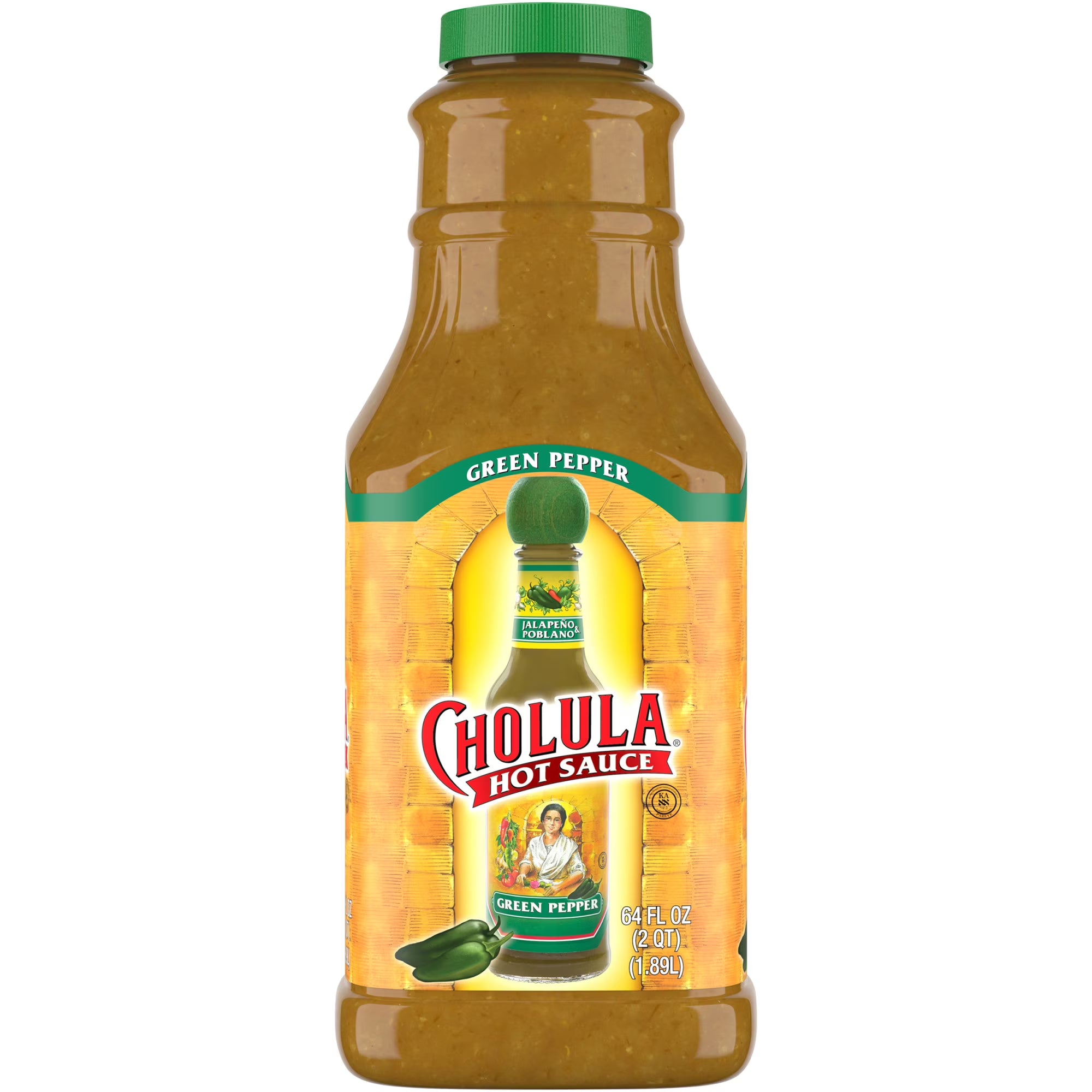Green Pepper Hot Sauce, 64 fl oz Z693