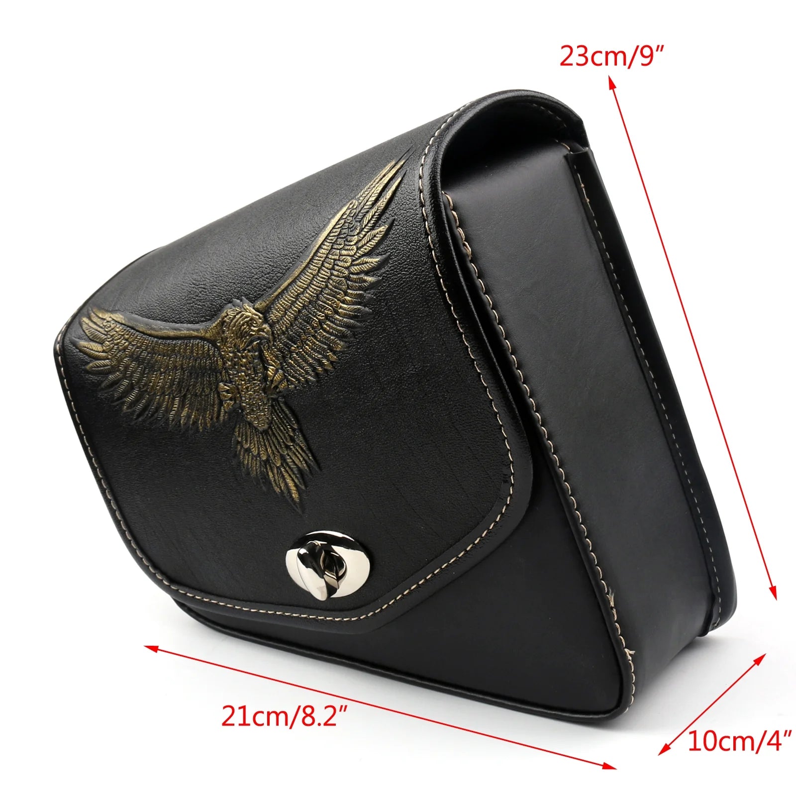 Leather Left Side Saddlebag For Sportster XL 883 XL 1200 K50033