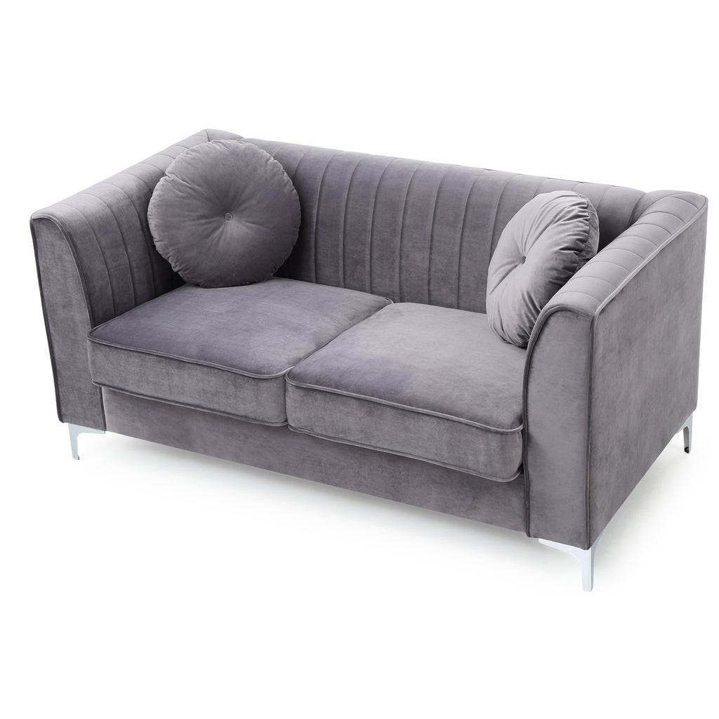 Gray Loveseat C421865