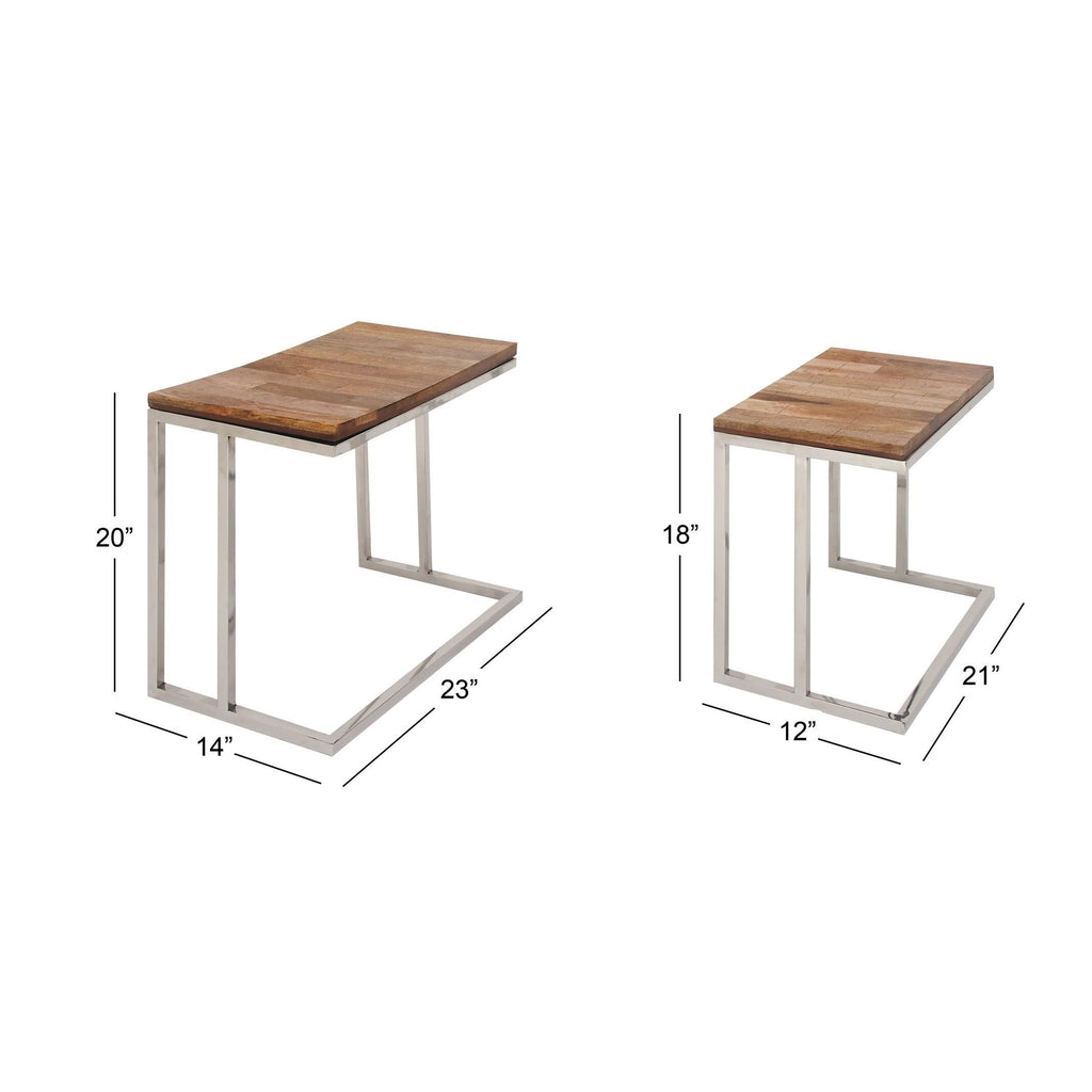 Wood Table, Set of 2 Q339