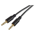 Stereo 4 Circuit TRRS Thinline Audio Cable, Male / Male, 100.0 ft P293