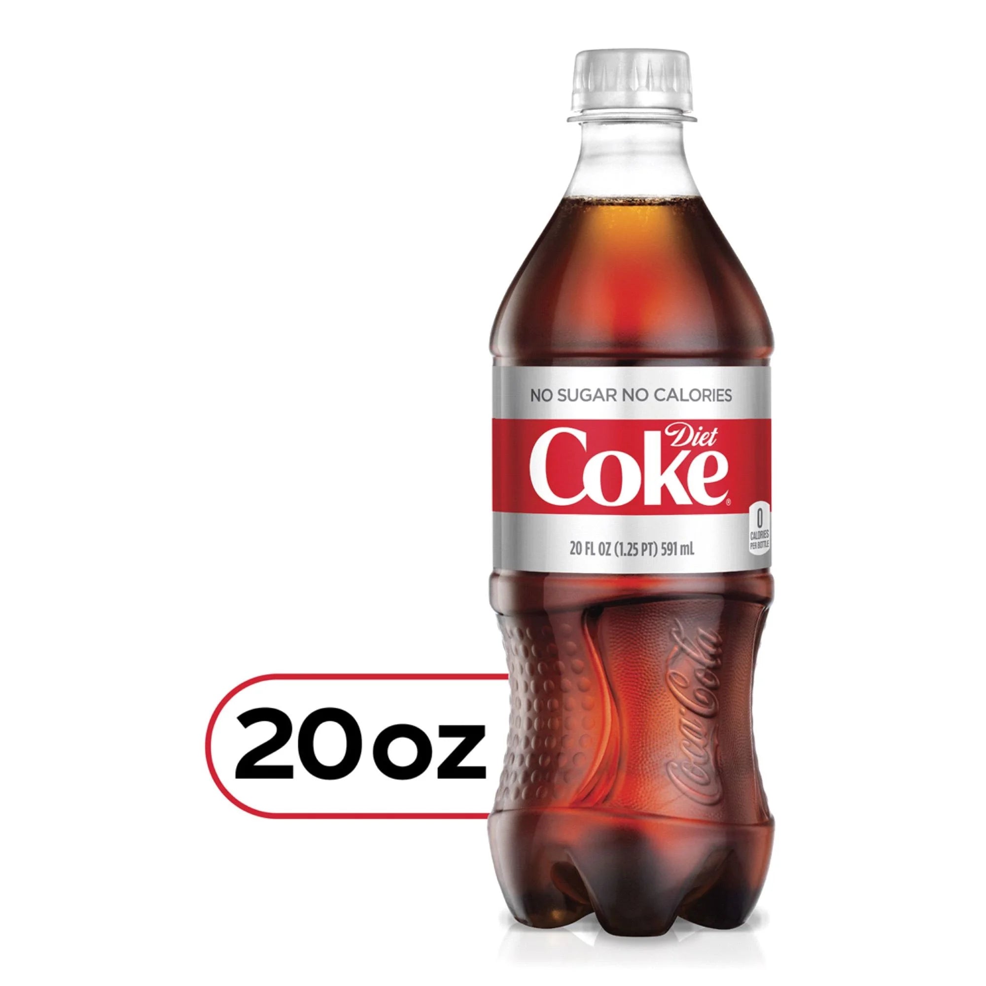 Diet Coke Soda 20oz Bottles, Quantity of 12 O3805